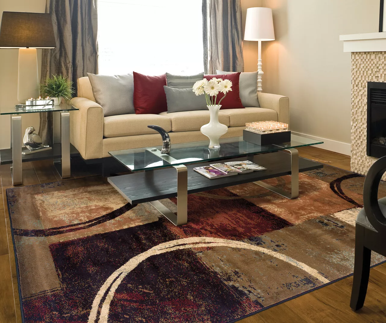 Audrey Brown Area Rug, (7'8" X 10'10") - Image 3