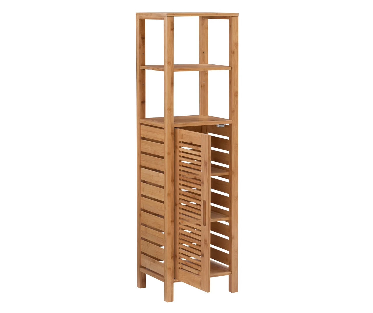 Pierce Bamboo 5-Shelf Mid Cabinet - Image 12