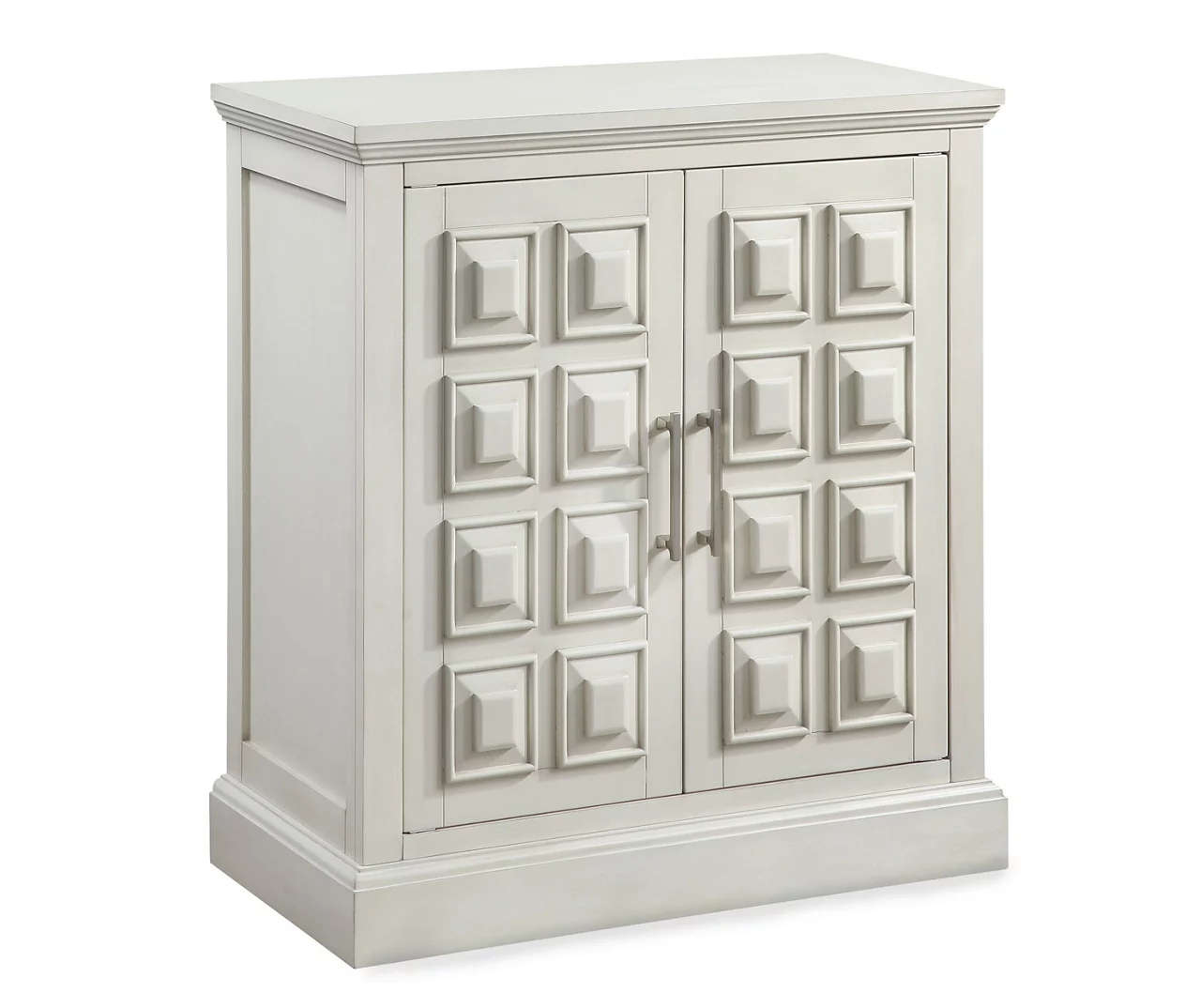 Hailey White 2-Door Accent Cabinet