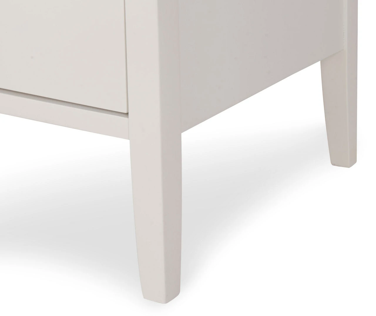White Finley Wood 3-Drawer Nightstand - Image 12