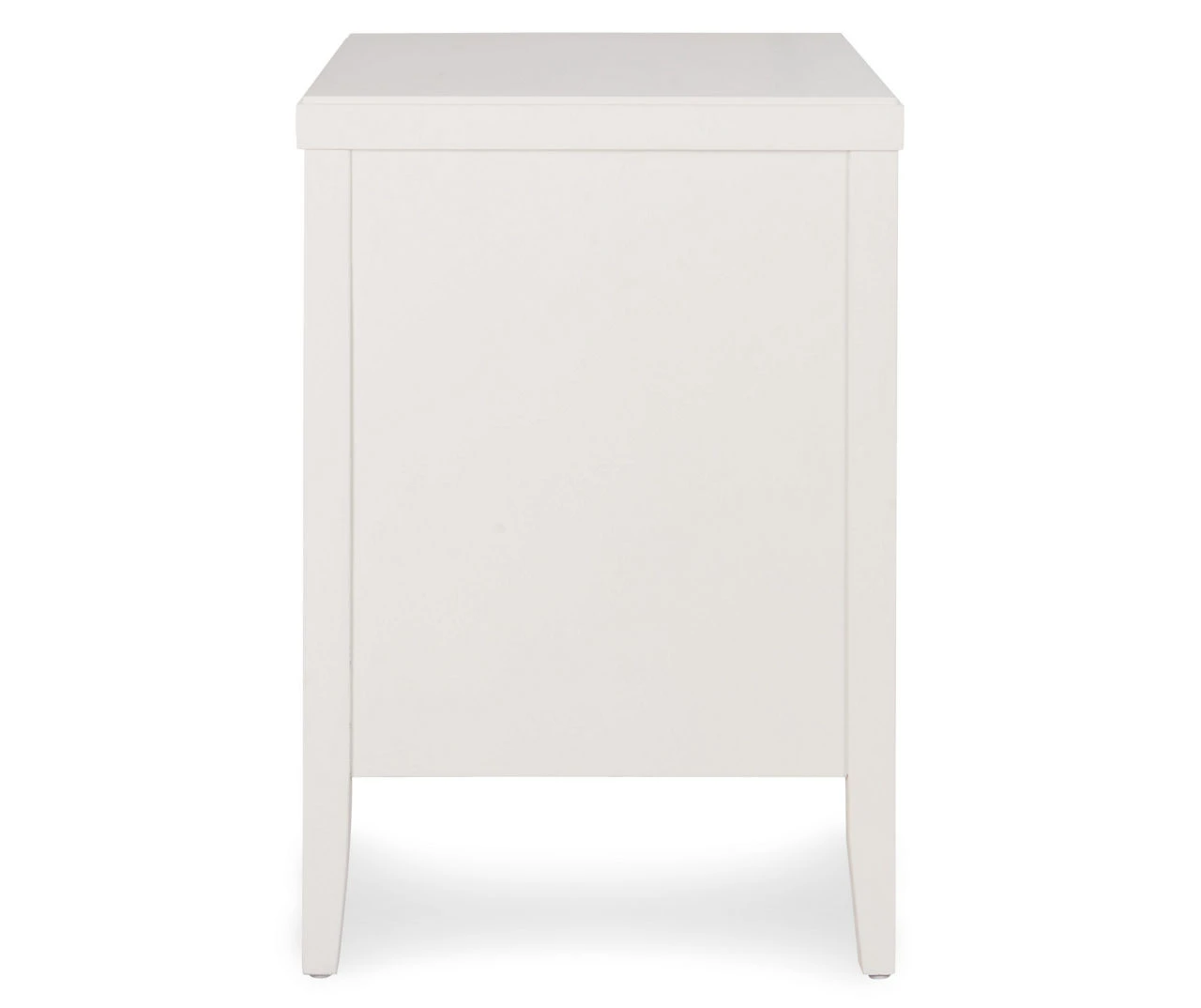 White Finley Wood 3-Drawer Nightstand - Image 14