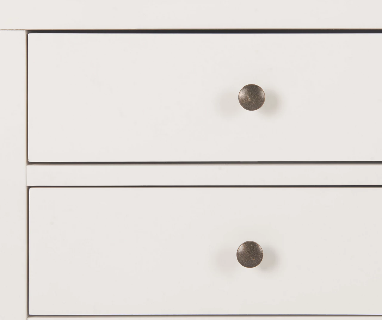 White Finley Wood 3-Drawer Nightstand - Image 8