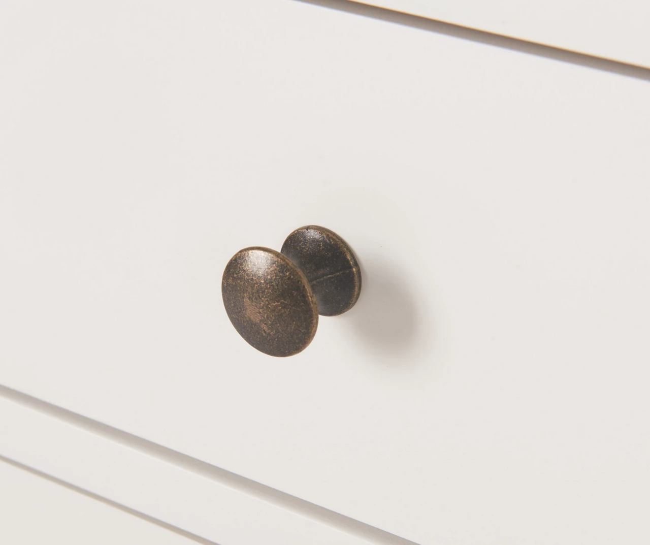 White Finley Wood 3-Drawer Nightstand - Image 9