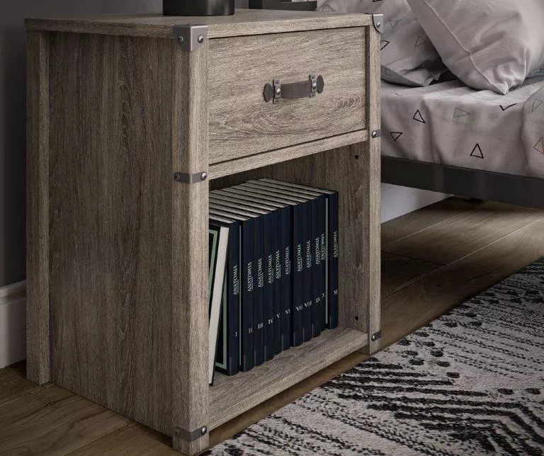 Nova Gray Oak Nightstand - Image 5