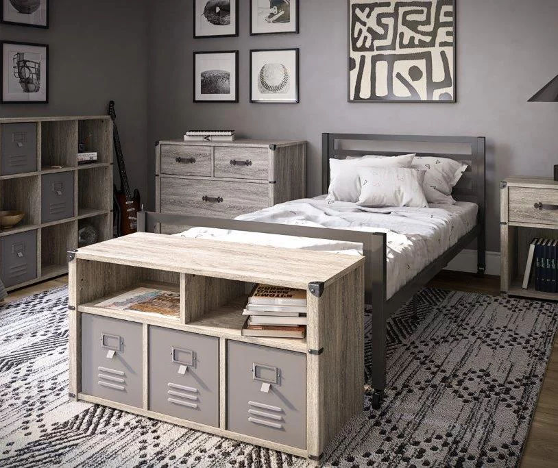 Nova Gray Oak Nightstand - Image 6
