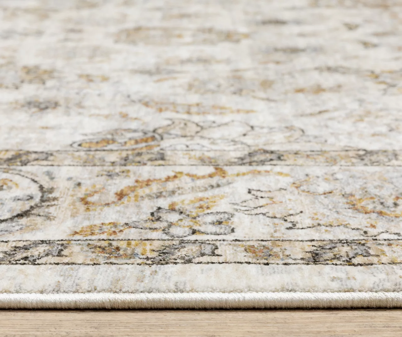 Mahadeva Ivory Traditional Area Rug - Image 18