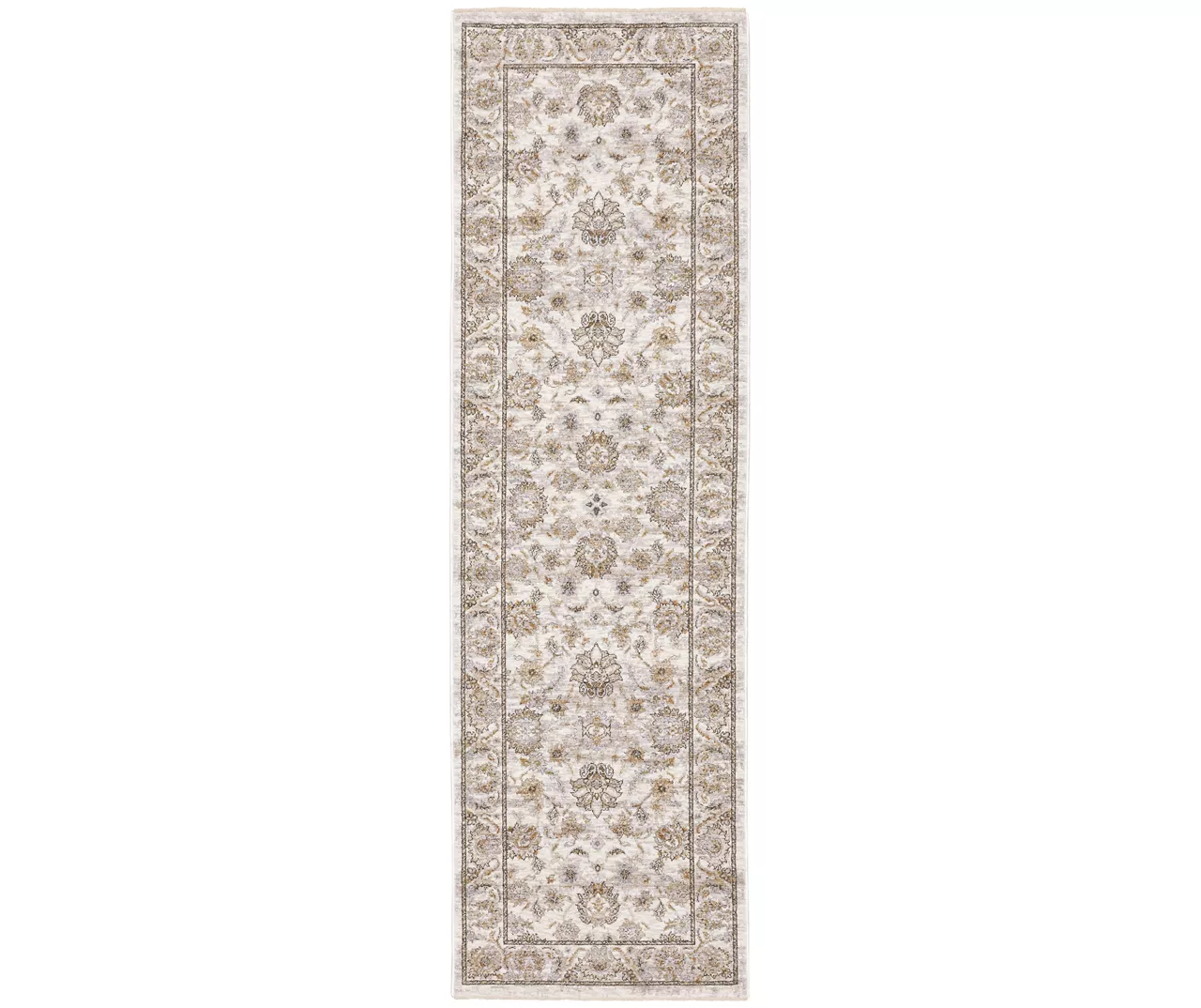 Mahadeva Ivory Traditional Area Rug - Image 3