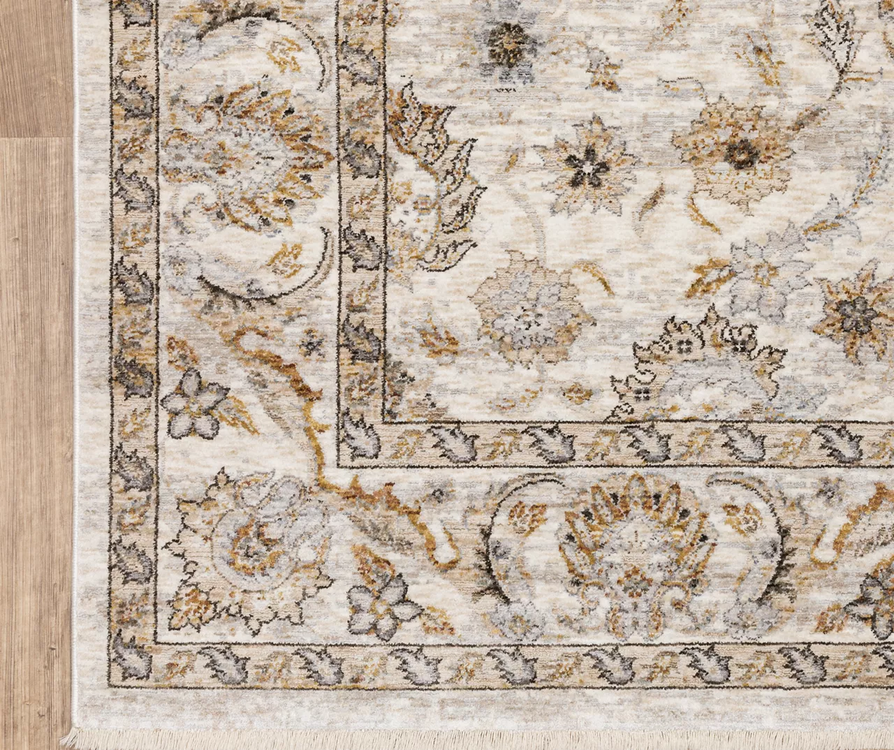 Mahadeva Ivory Traditional Area Rug - Image 13