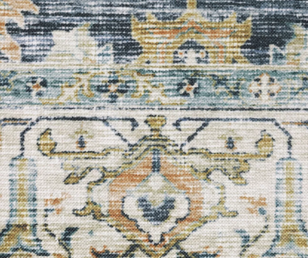 Chandler Blue & Brown Floral Area Rug - Image 7