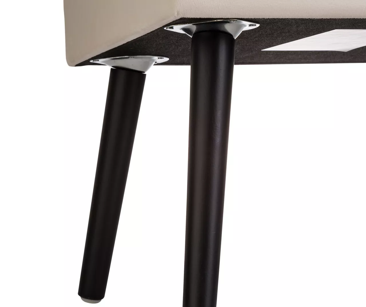 Seashell White Velvet Suitcase Storage Stool - Image 6