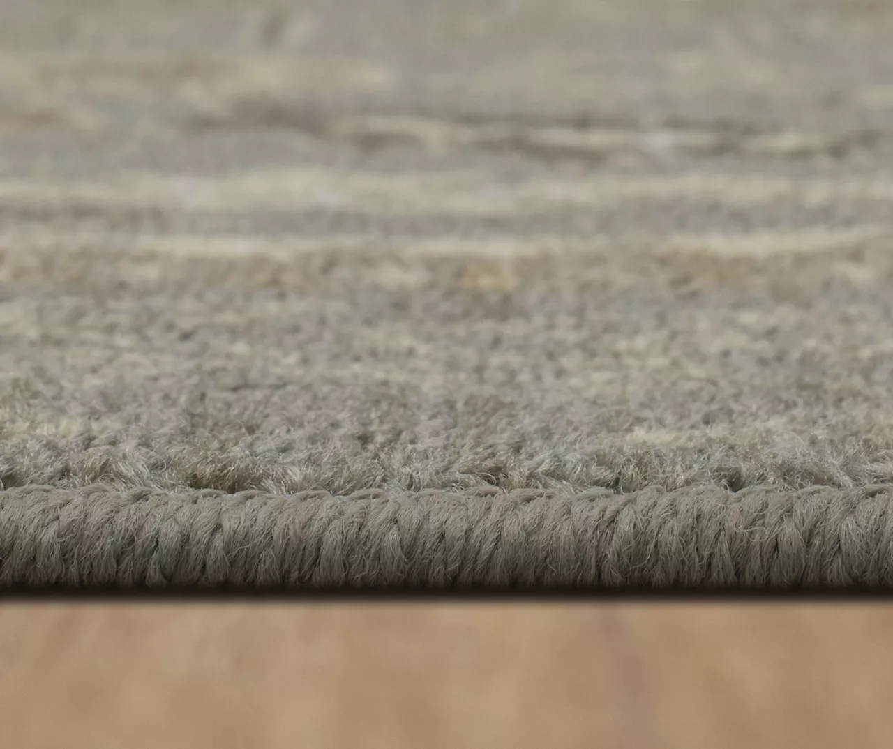 Heatherglen Gray & Beige Ornamental Floral Area Rug, (6' X 9') - Image 6