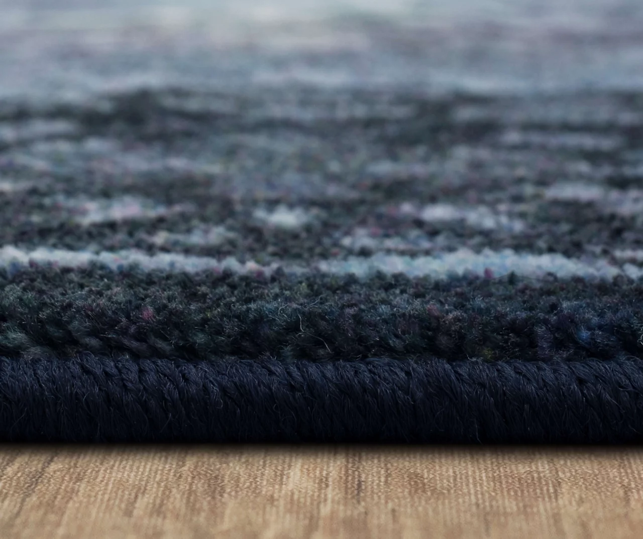 Joliet Black & Blue Mandala Area Rug, (4' X 6') - Image 5