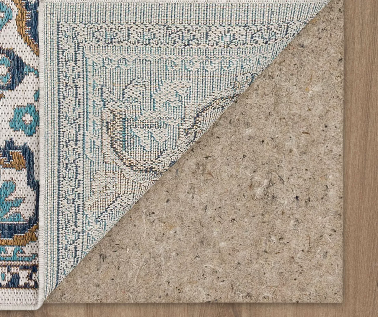 Coastal Desire Blue & Brown Ornamental Outdoor Area Rug, (8' X 10') - Image 3