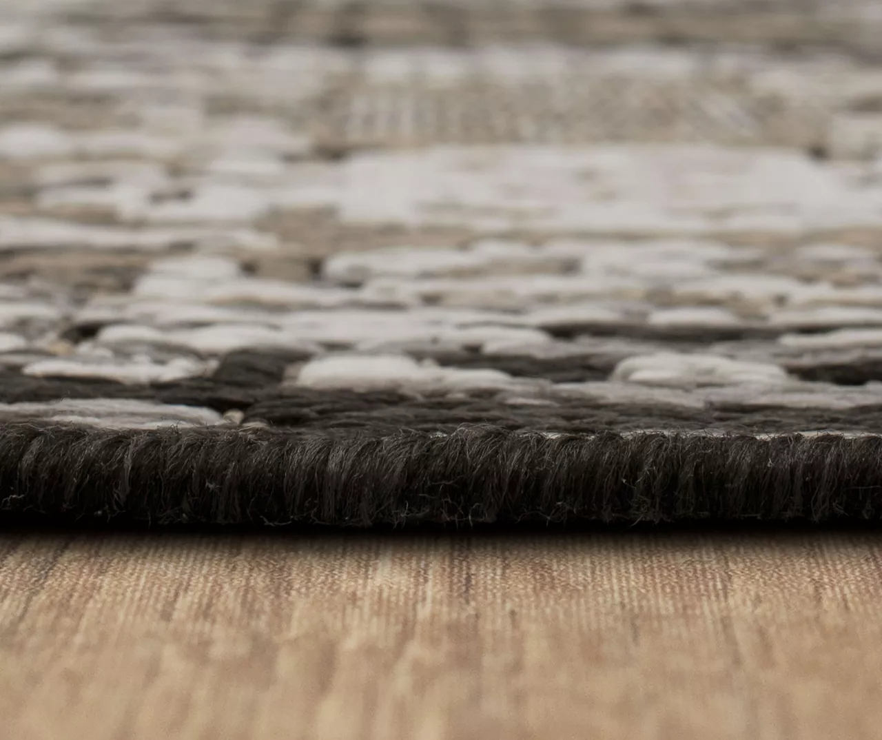 Paradise Grove Dark Gray & Tan Arabesque Outdoor Area Rug, (8' X 10') - Image 6