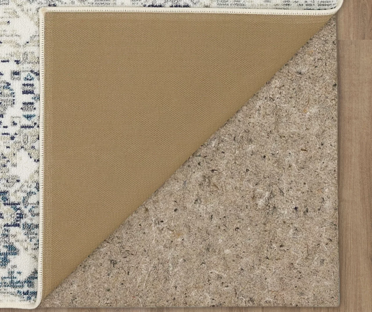 Pallas White & Blue Geo Ornamental Area Rug, (5' X 8') - Image 4