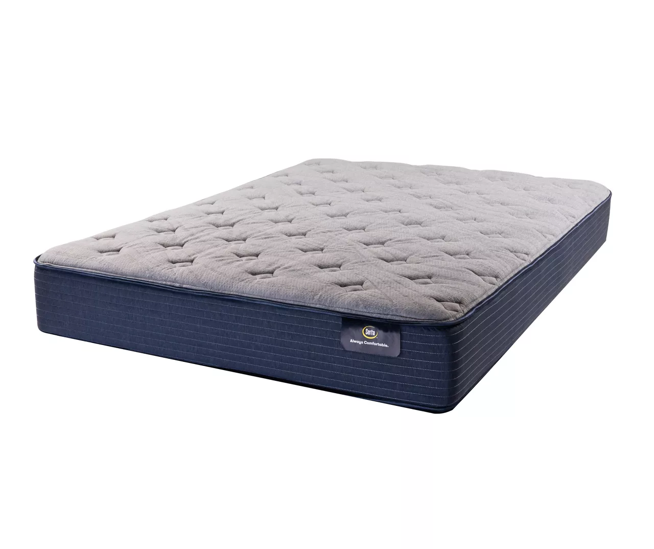 Serta Danielsville California King Plush Mattress & Low Profile Box Spring Set - Image 2