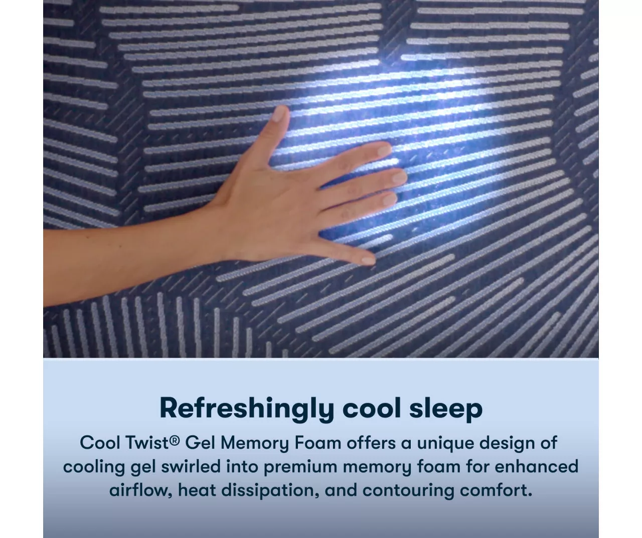 Serta Perfect Sleeper Pacific Peace Hybrid 12" Twin Firm Mattress & Low Profile Box Spring Set - Image 4