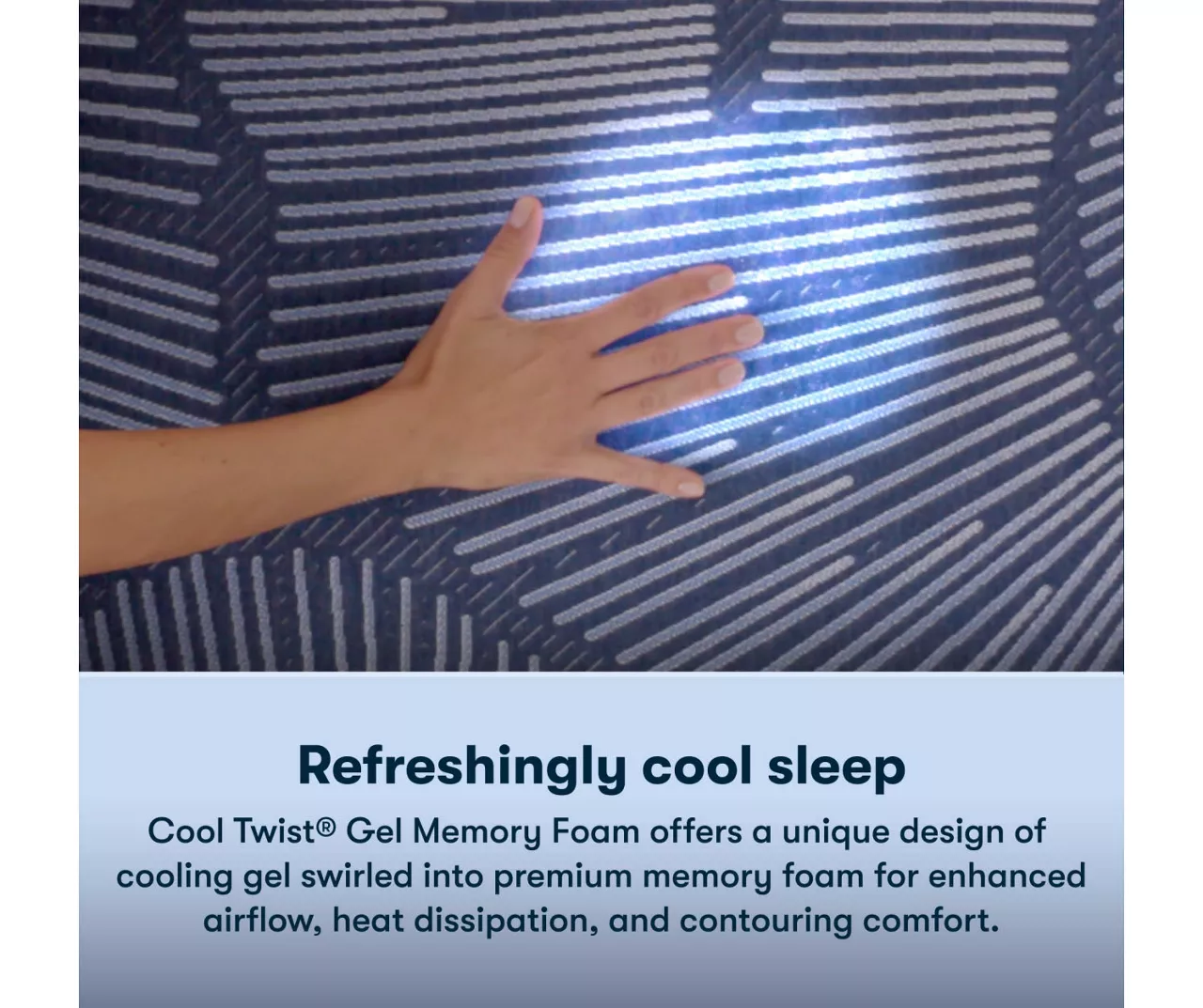 Serta Perfect Sleeper Pacific Peace Hybrid 12" Full Firm Mattress & Low Profile Box Spring Set - Image 4