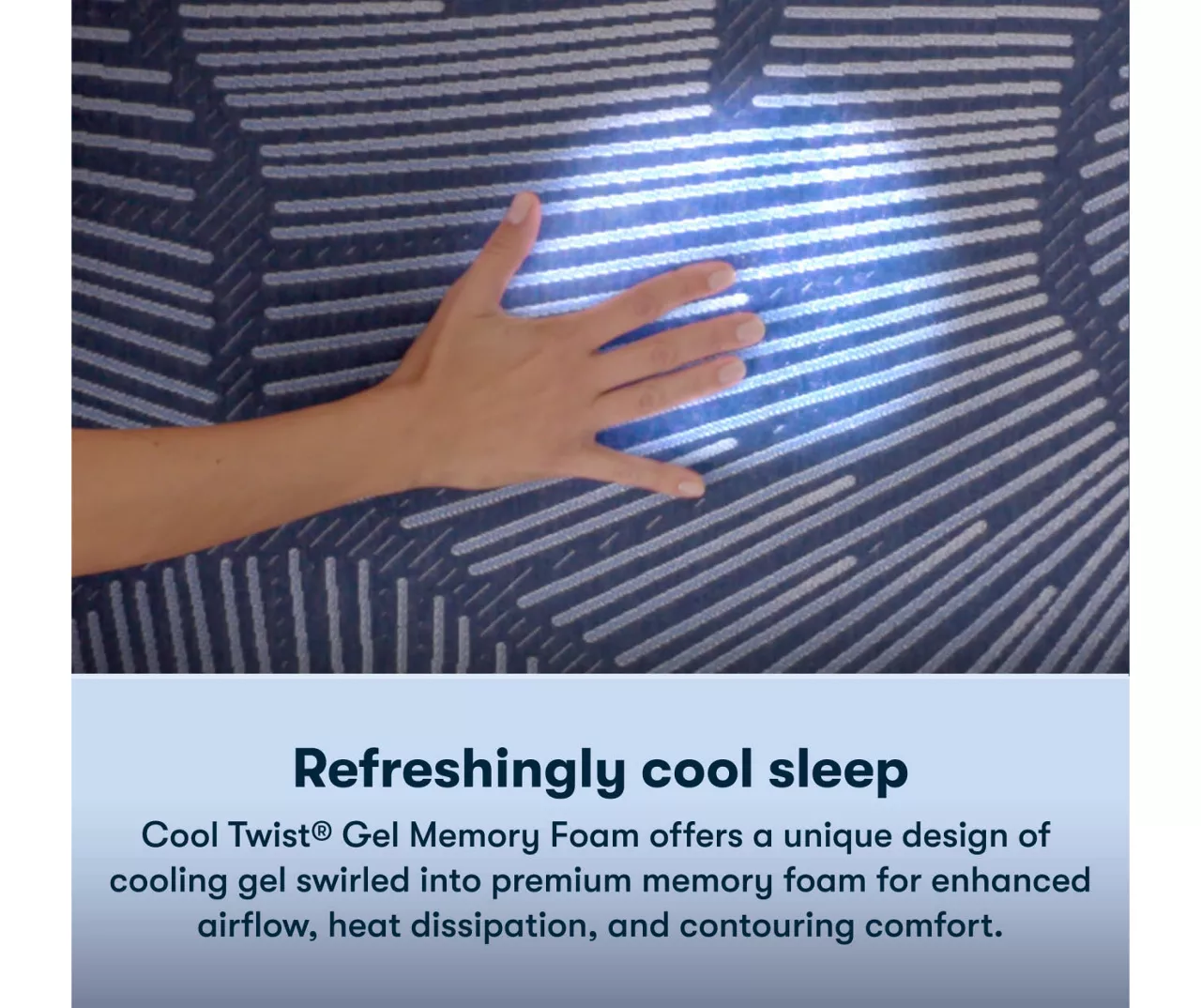 Serta Perfect Sleeper Pacific Peace Hybrid 12" King Firm Mattress & Low Profile Box Spring Set - Image 4