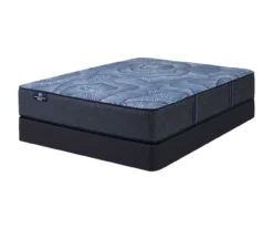 Serta Perfect Sleeper Radiant Rest Hybrid 14" King Plush Mattress & Low Profile Box Spring Set