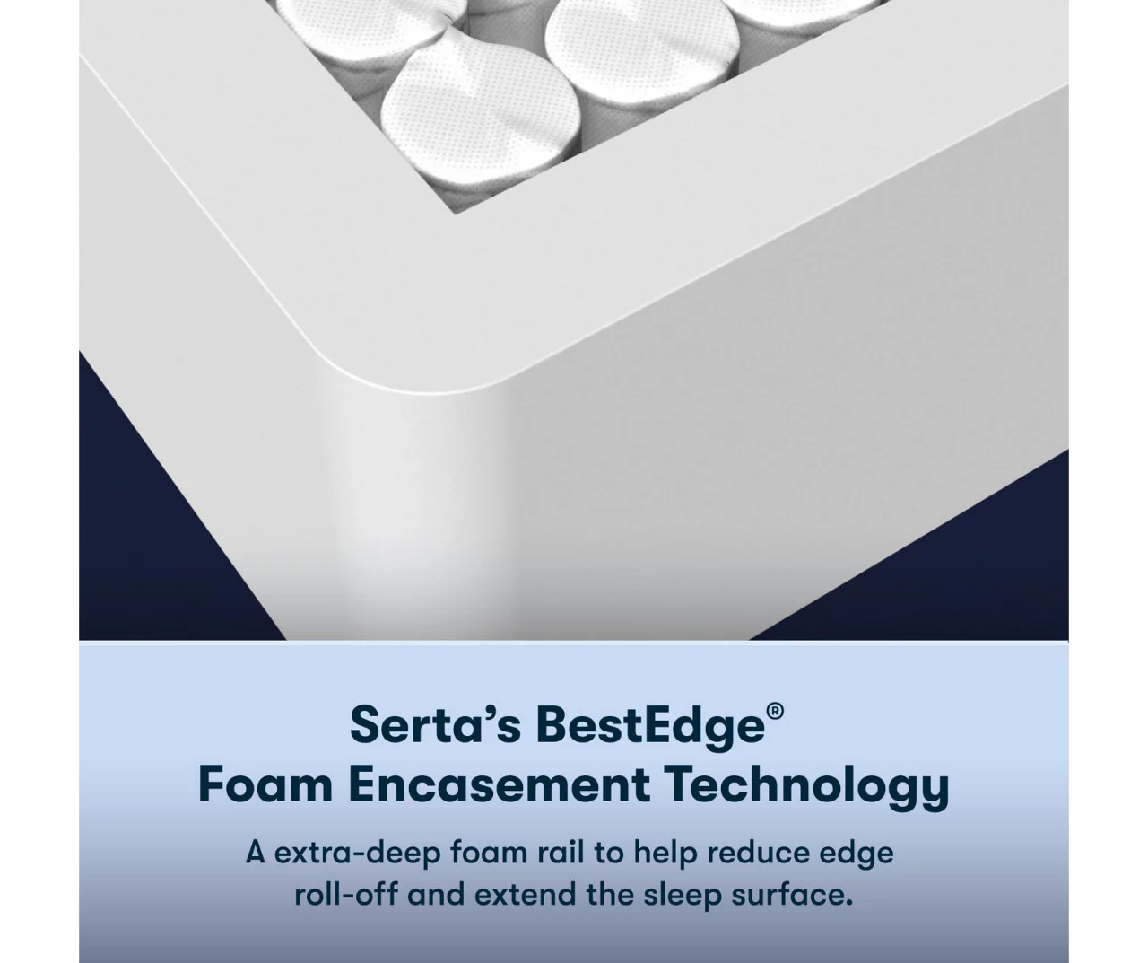 Serta Perfect Sleeper Radiant Rest Hybrid 14" Full Firm Mattress & Box Spring Set - Image 6